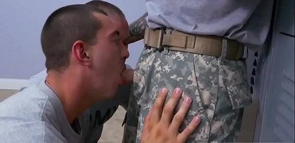  Army light skinned cock movie gay first time Extra Training for the